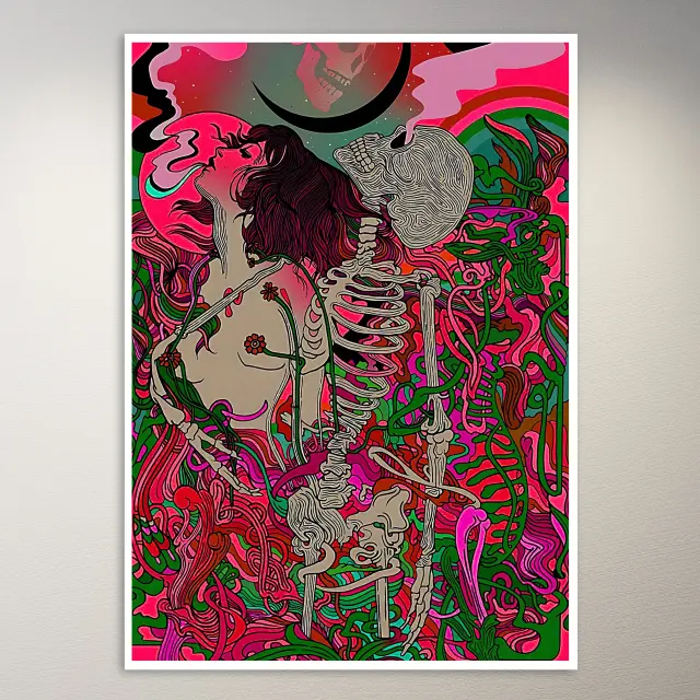 Trippy Kunst-Poster