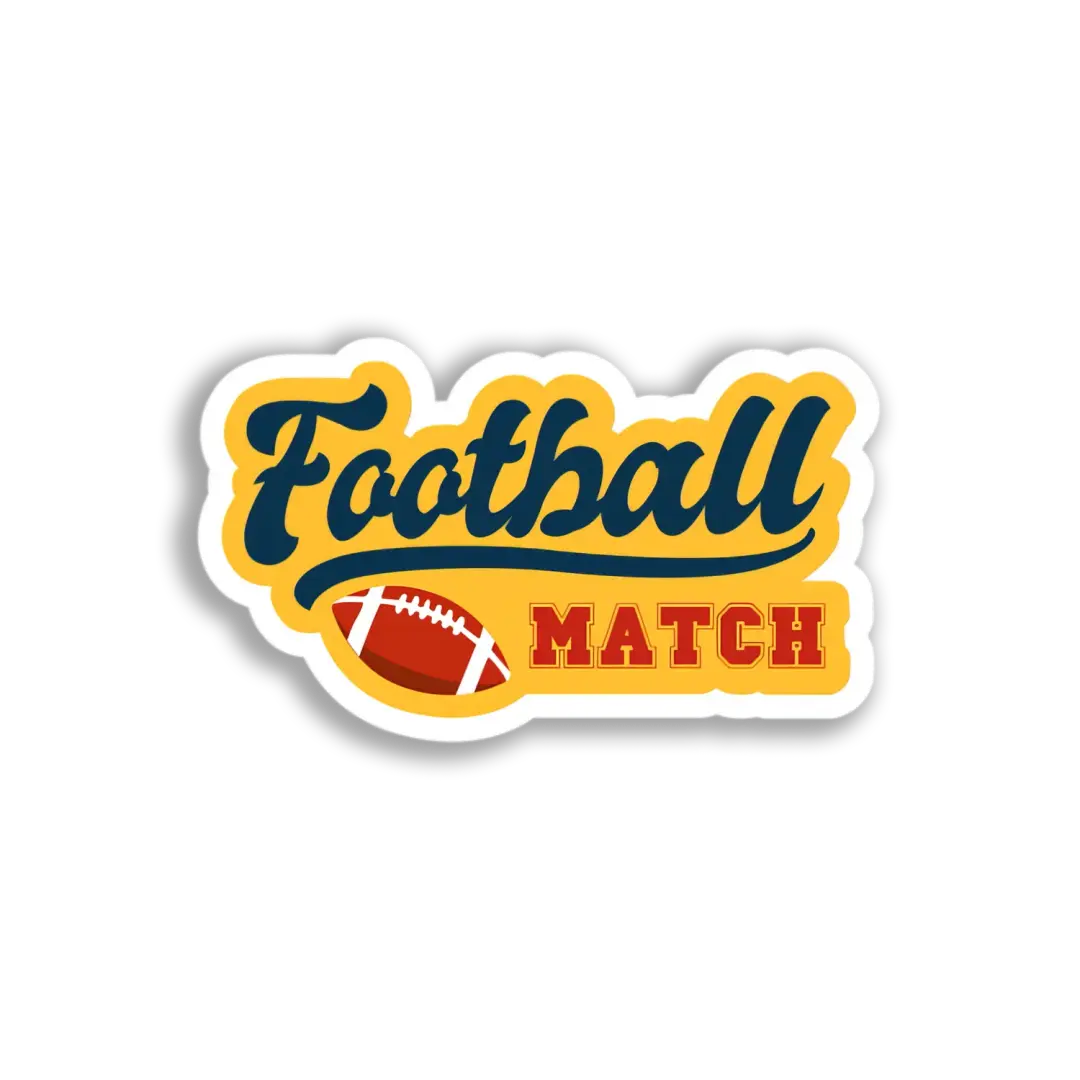 Fußballspiel-Grafik-Sticker