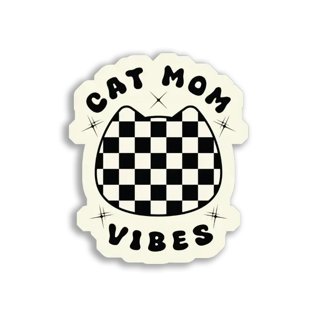 Katzenmama-Vibes Sticker