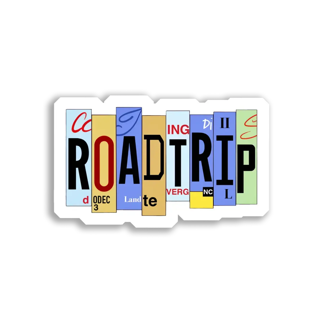 Road Trip Land Verge NC Sticker