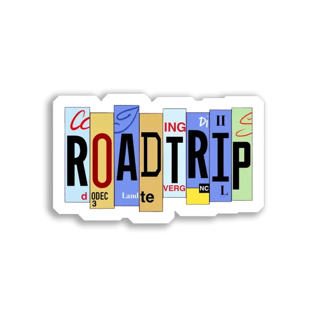 Roadtrip Land Verge NC Sticker
