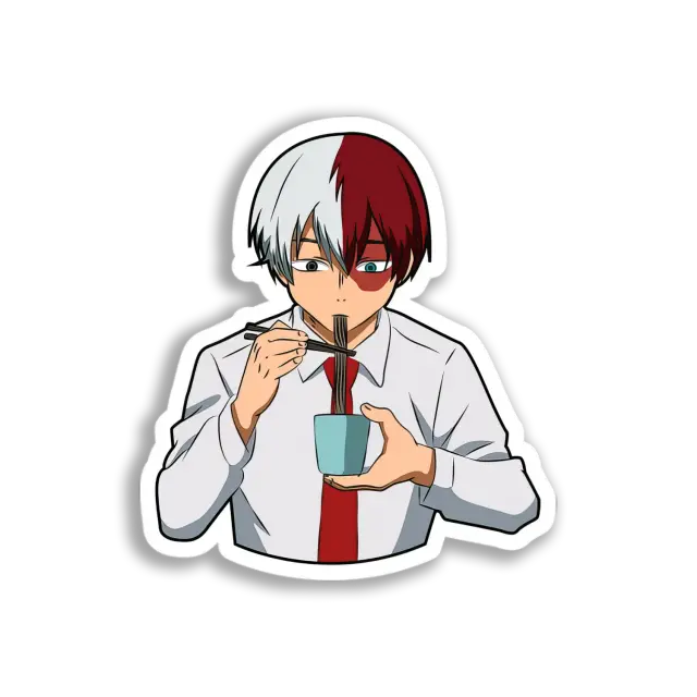 Shoto isst Nudeln Sticker