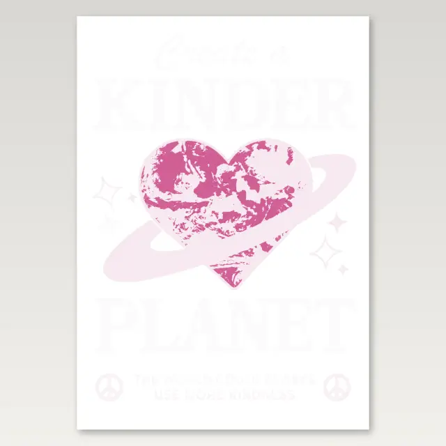 Kinder Planet A4 Poster
