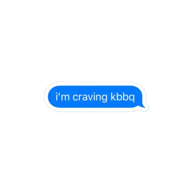 Ich hab Heißhunger auf K-BBQ Sticker