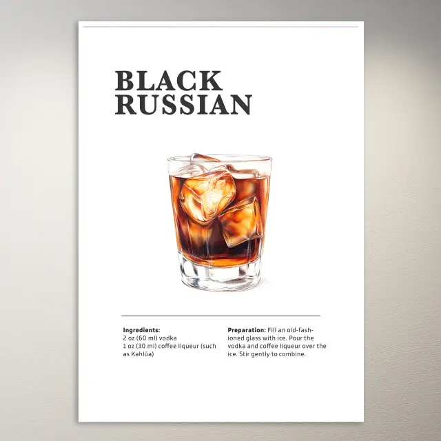 Black Russian Poster