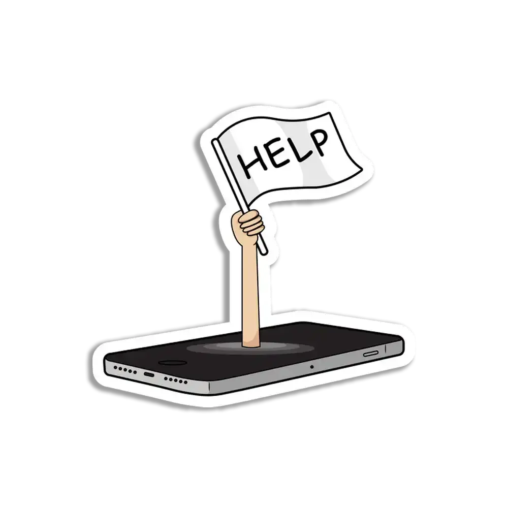 Handysucht Sticker