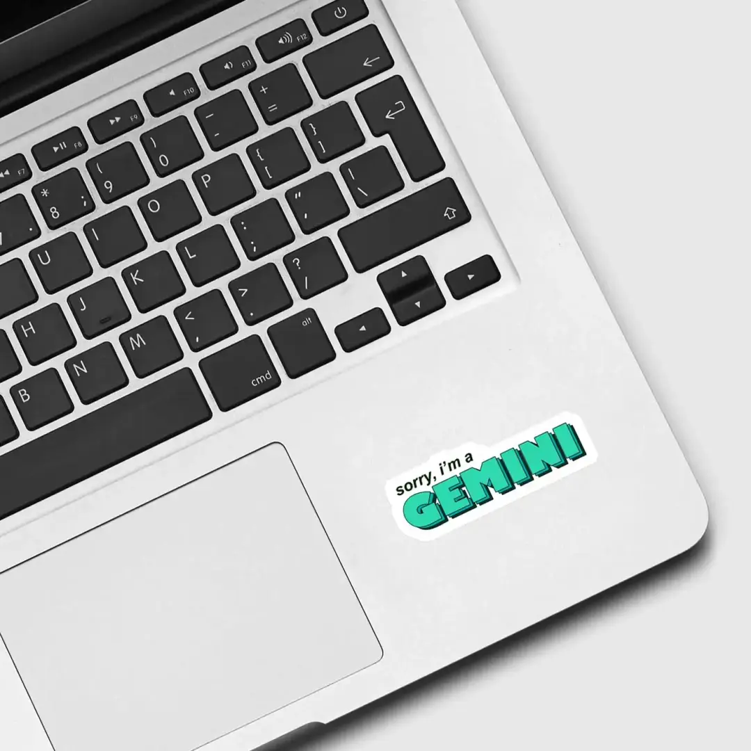 Sorry, ich bin Zwilling Sternzeichen-Sticker