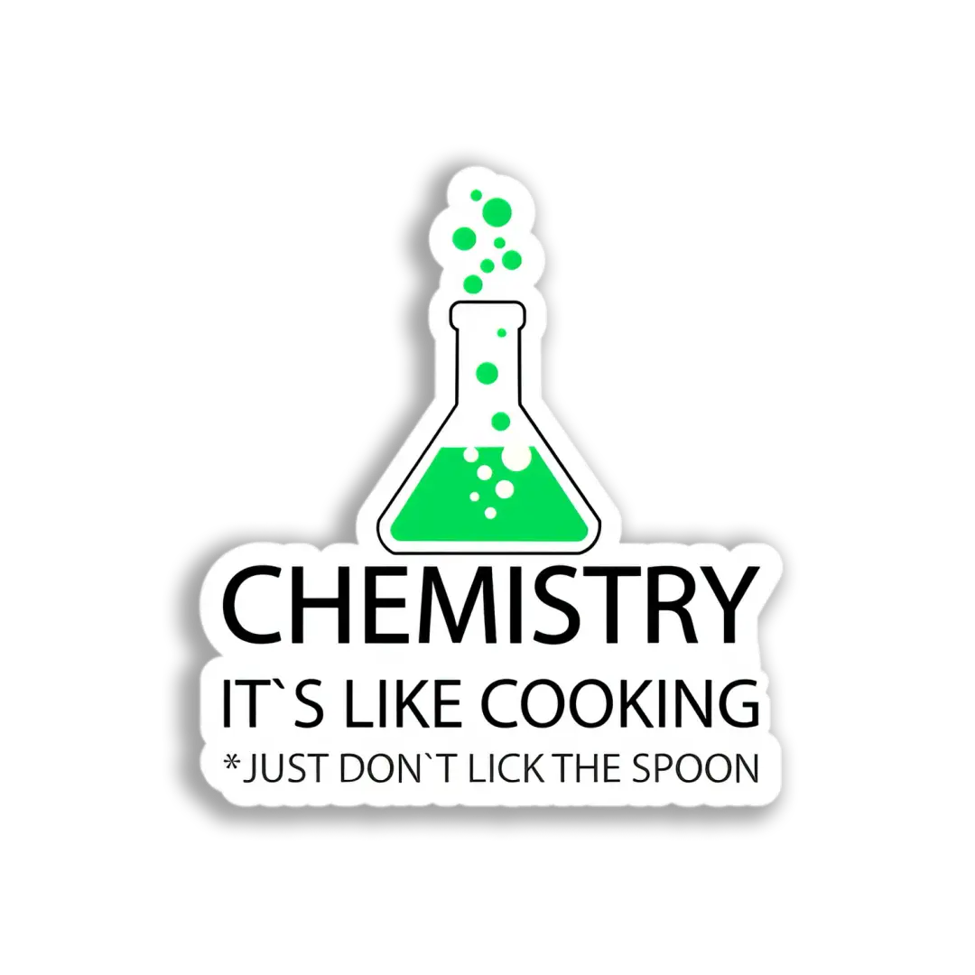 Chemistry Erlenmeyer Flask Sticker