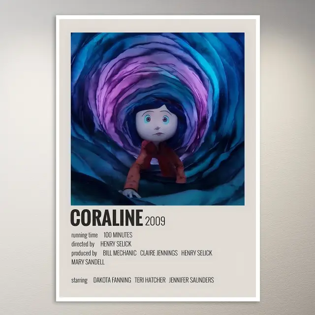 ملصق فني Coraline | ملصق فني سينمائي