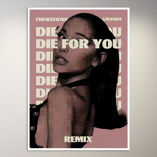 The Weeknd Die for You Poster | Musik-Poster