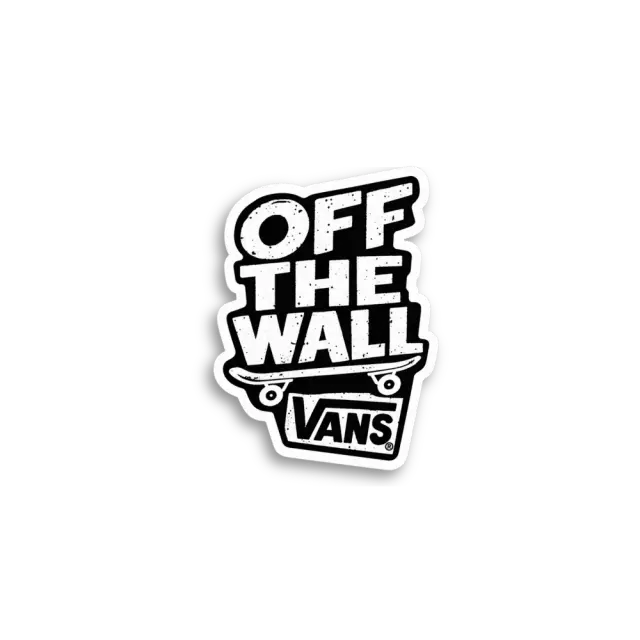 Off The Wall Etikett-Sticker