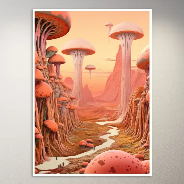 Trippy Kunst-Poster