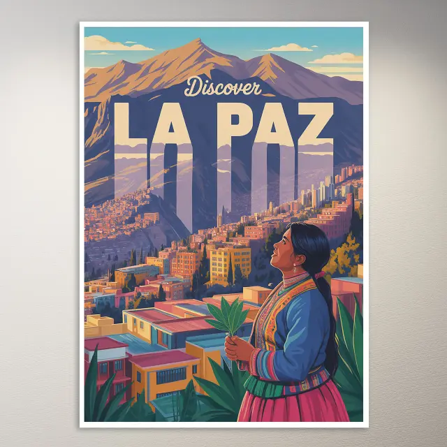 La Paz Travel Poster
