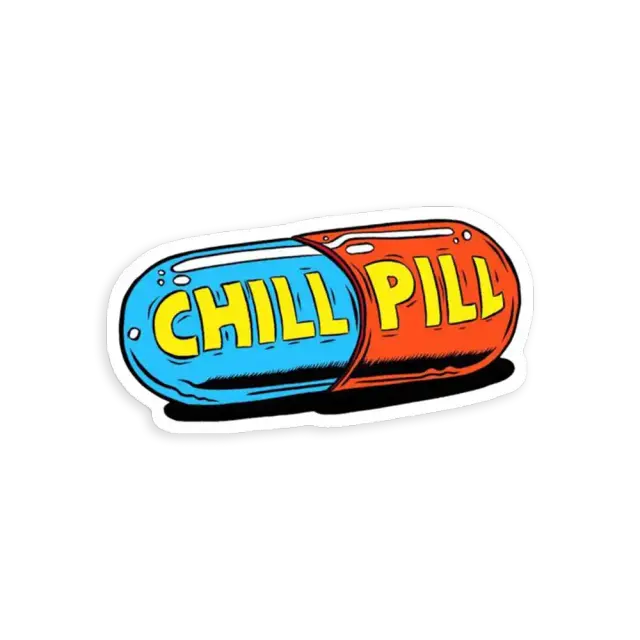 Chill-Pille Sticker