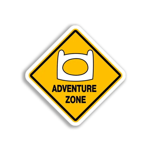 Adventure Time 區域標誌貼紙