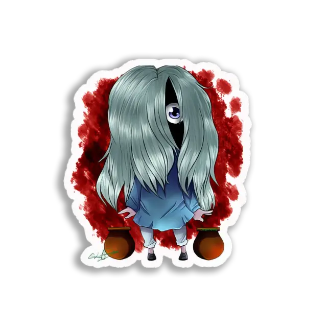 One-Eyed Girl Chibi Sticker