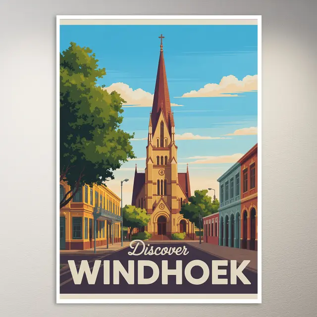 Windhoek Reiseposter