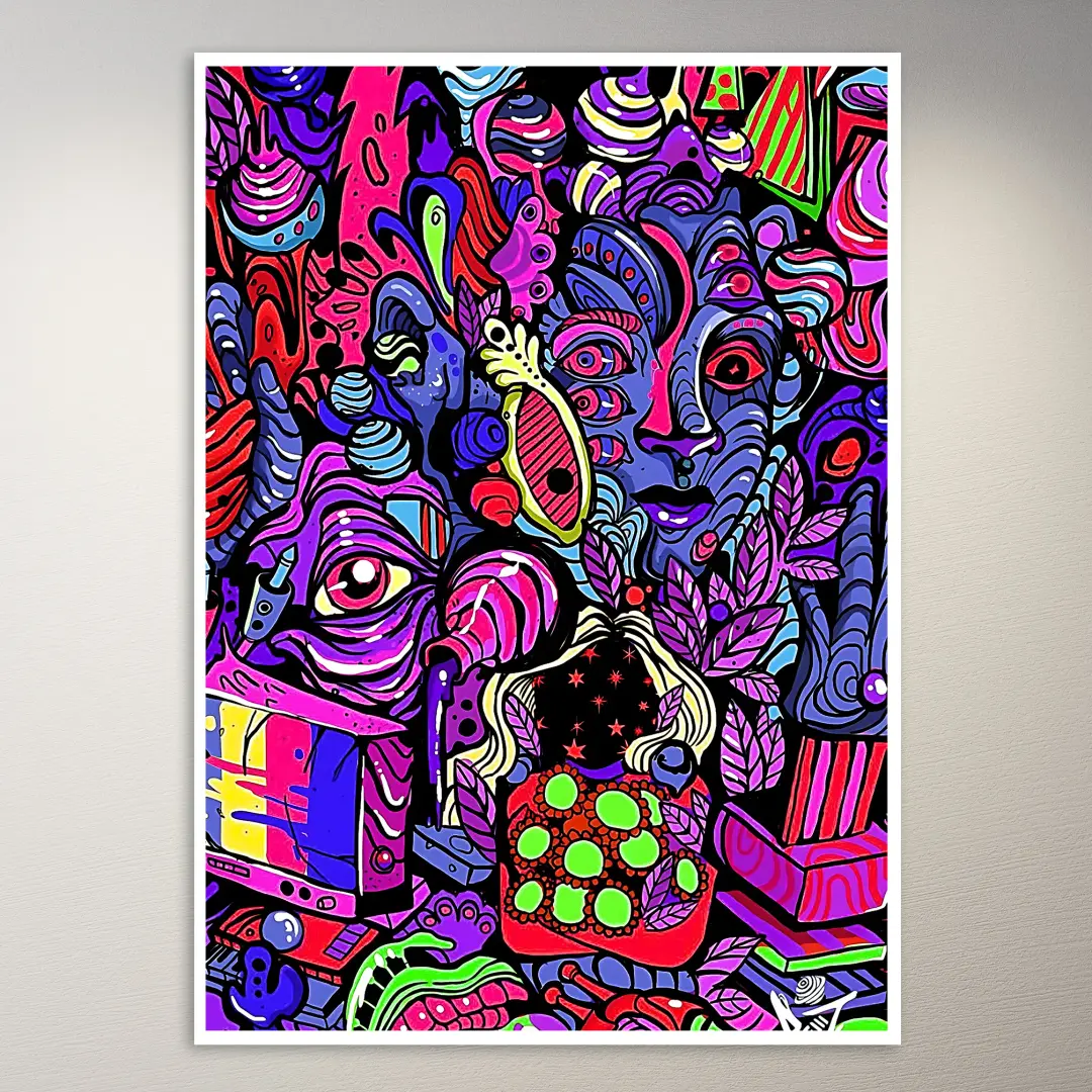 Trippy Kunst-Poster
