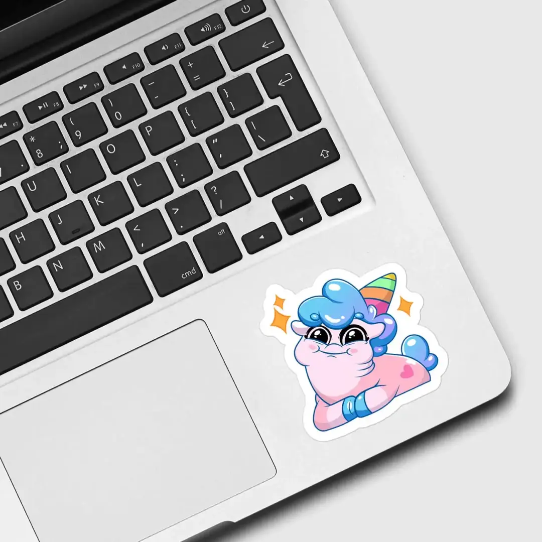 Kleines süßes Einhorn Sticker