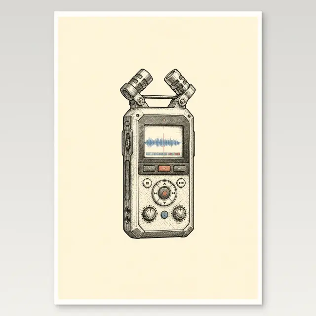 Field Recorder Poster