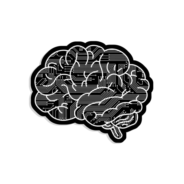 Coder Brain Sticker
