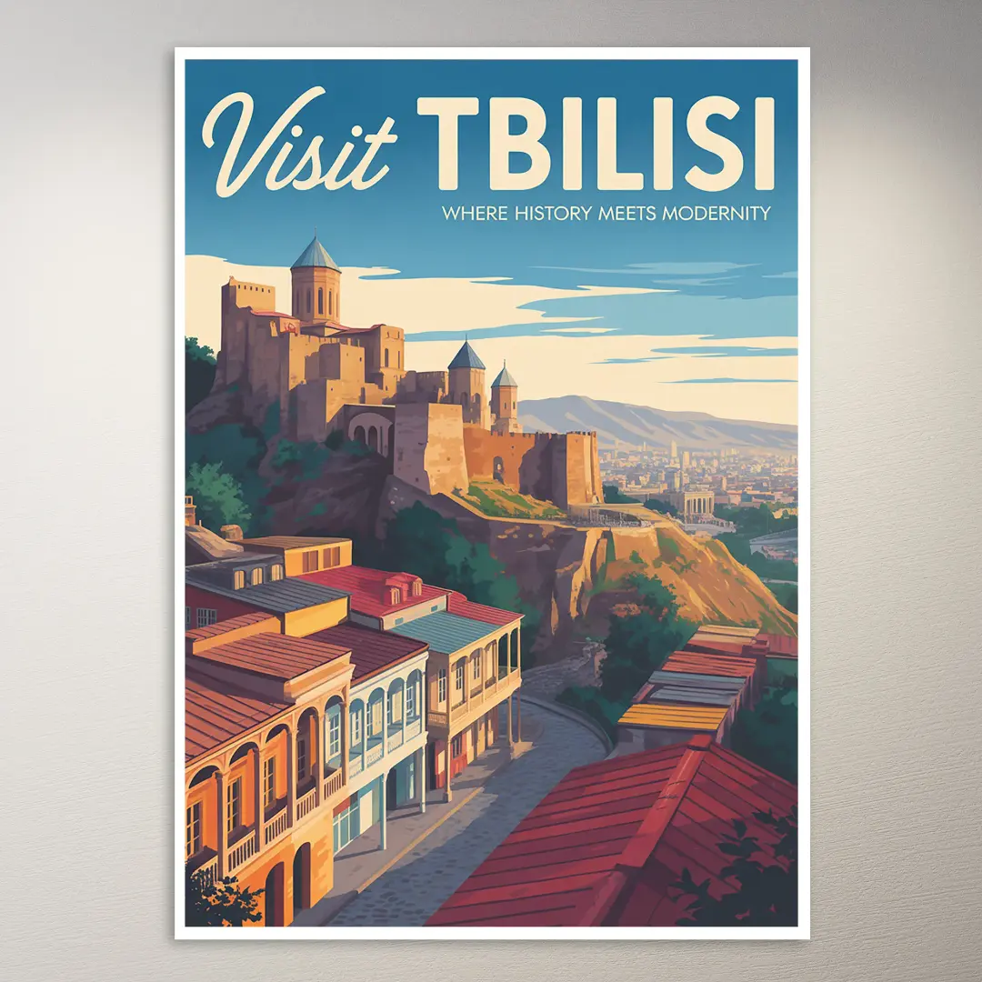 Tiflis Reiseposter