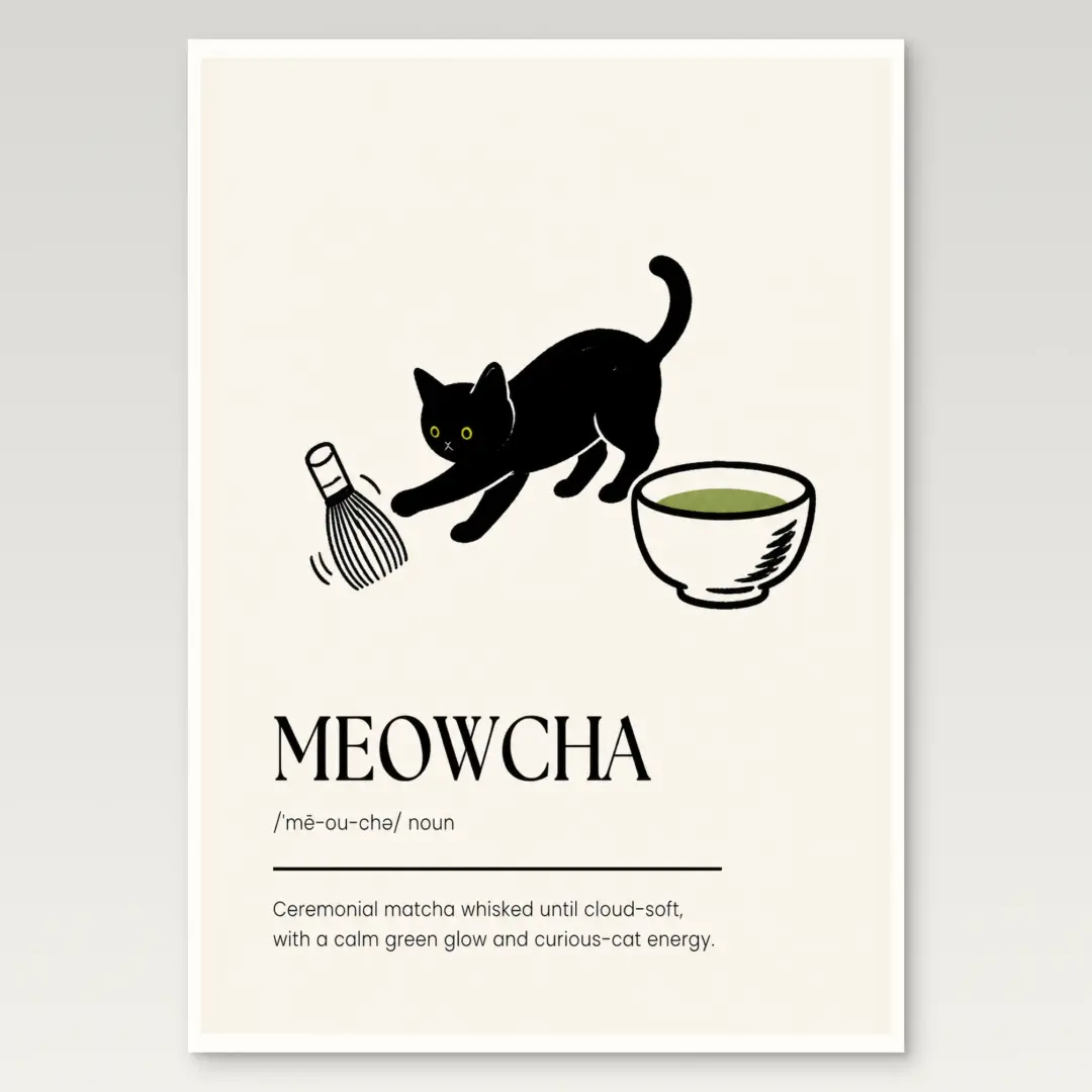 Meowcha Poster