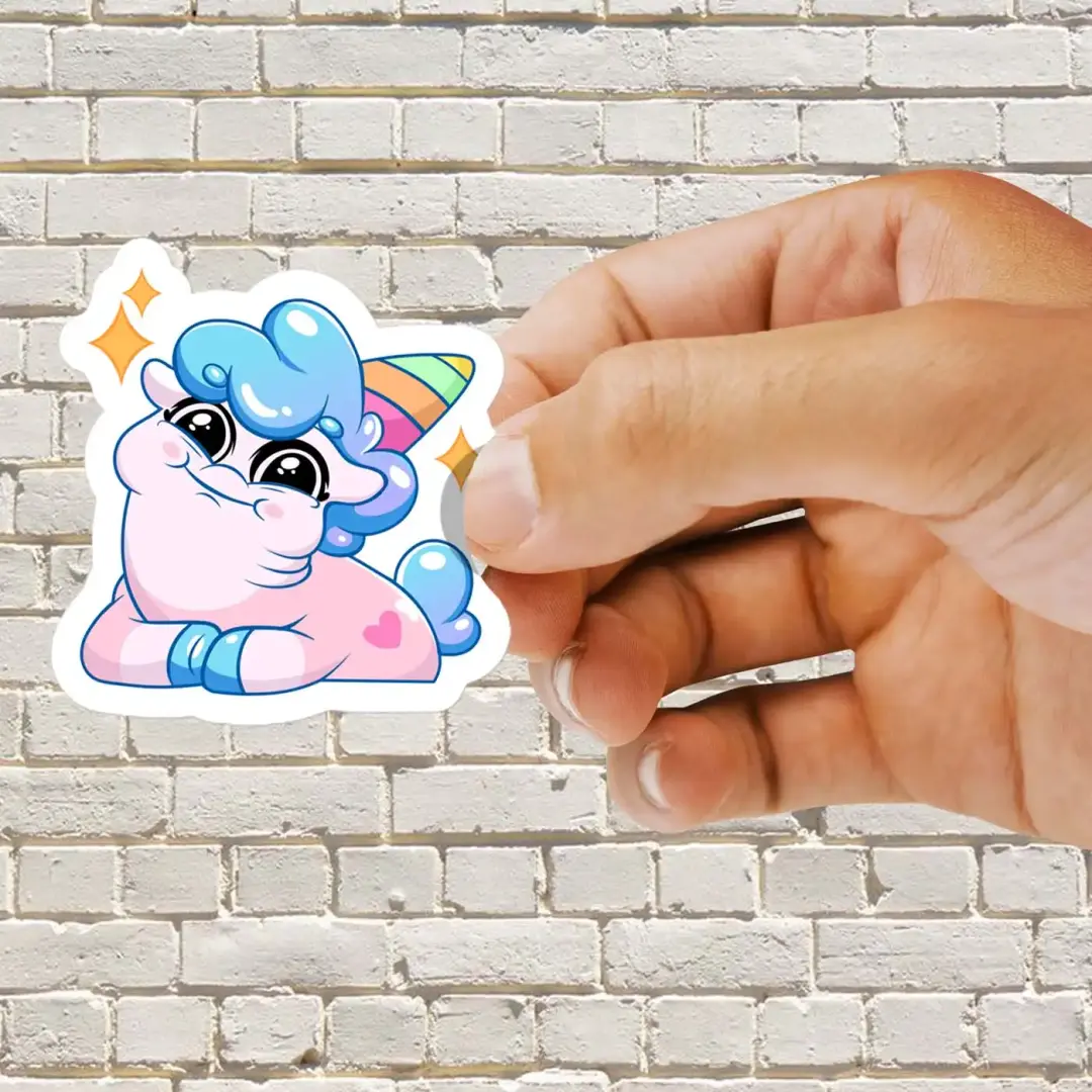 Kleines süßes Einhorn Sticker