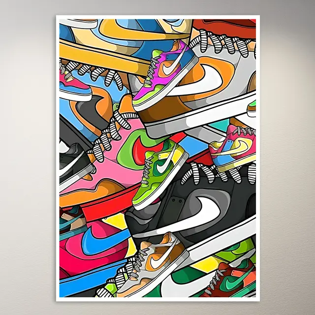 Sneakerhead Kunst-Poster