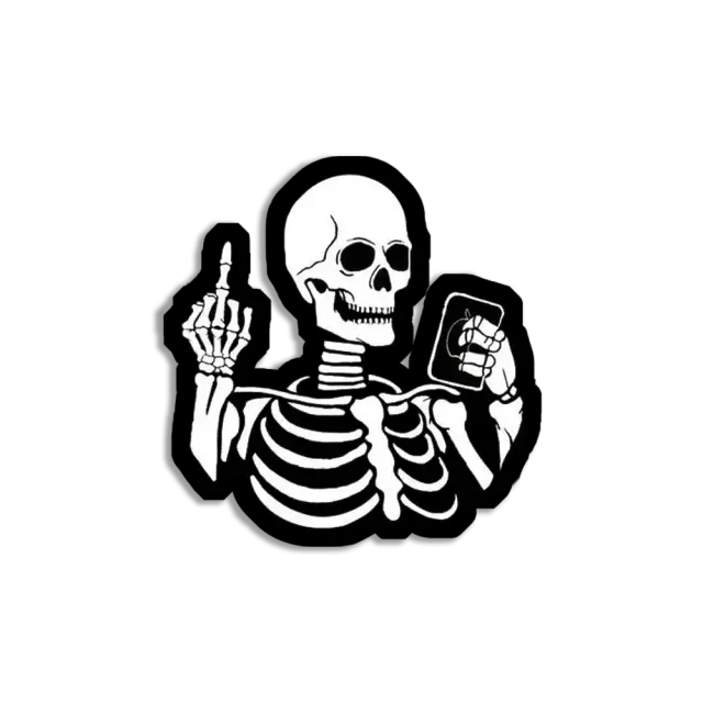 Totenkopf-Sticker