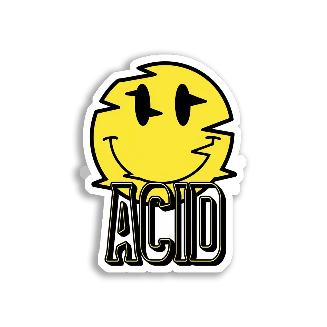 Acid-Smiley-Sticker