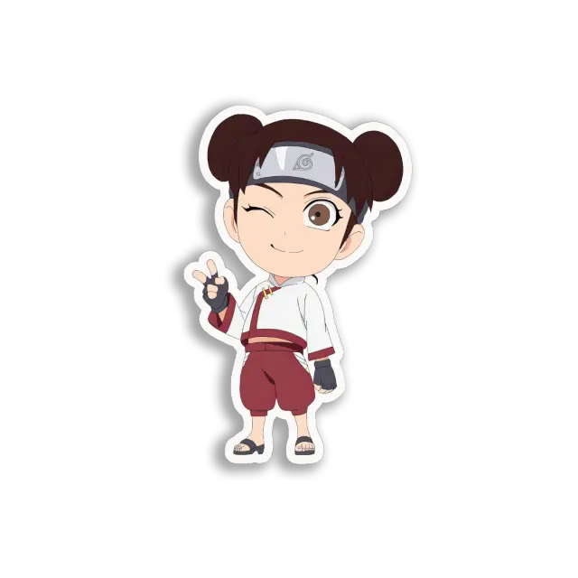 Temari Chibi Artwork Sticker