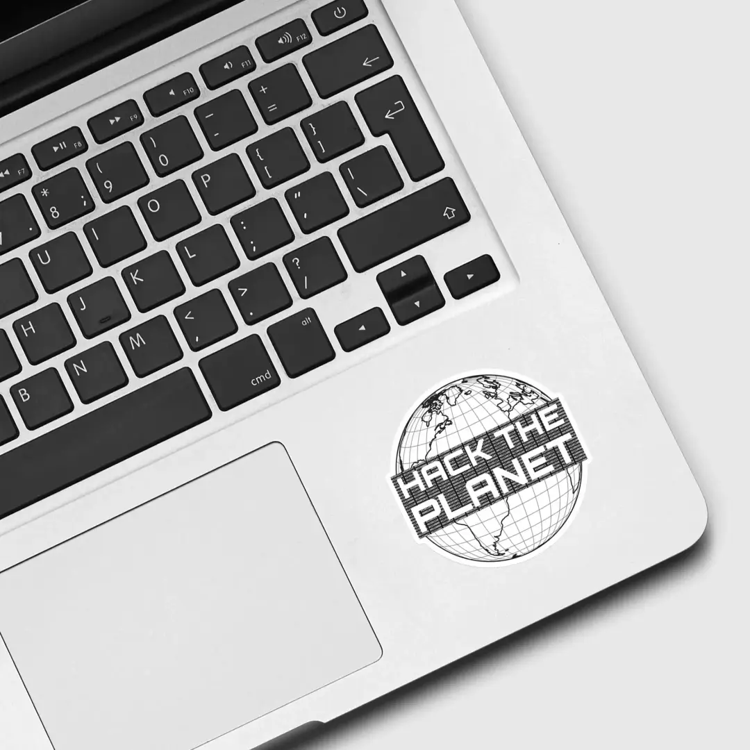 Hack the Planet  Sticker