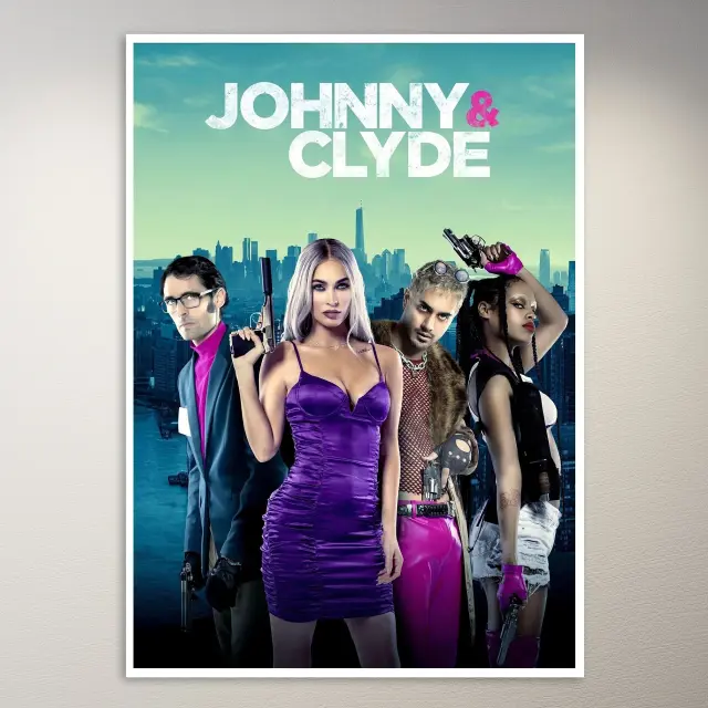 ملصق فني Johnny & Clyde