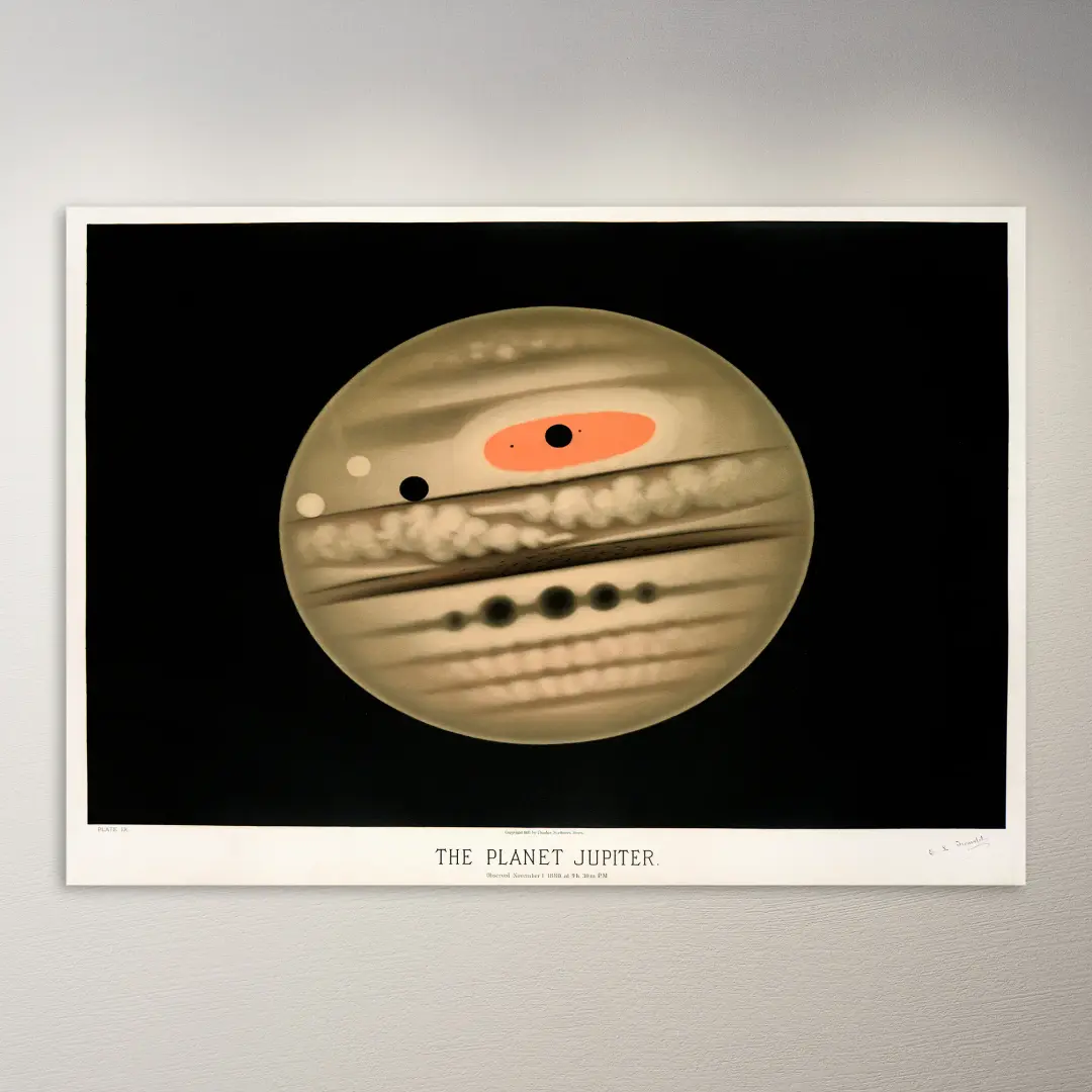 The Planet Jupiter, 1880 Poster