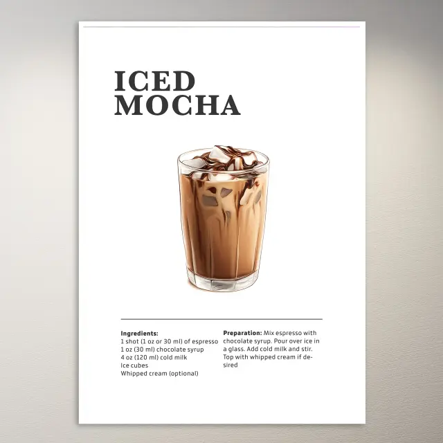 Eis-Mocha Drink-Poster