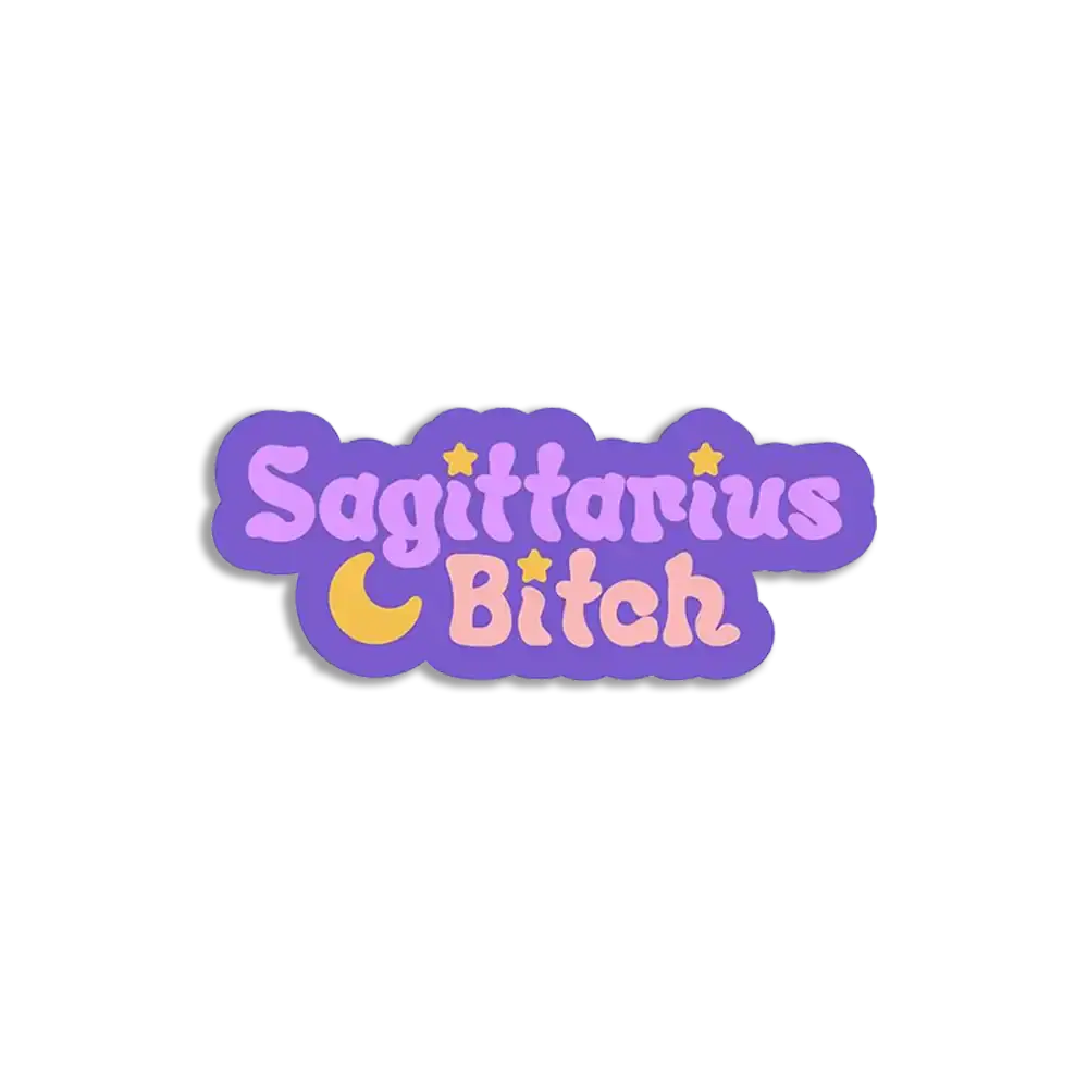 Sagittarius Bitch Sticker