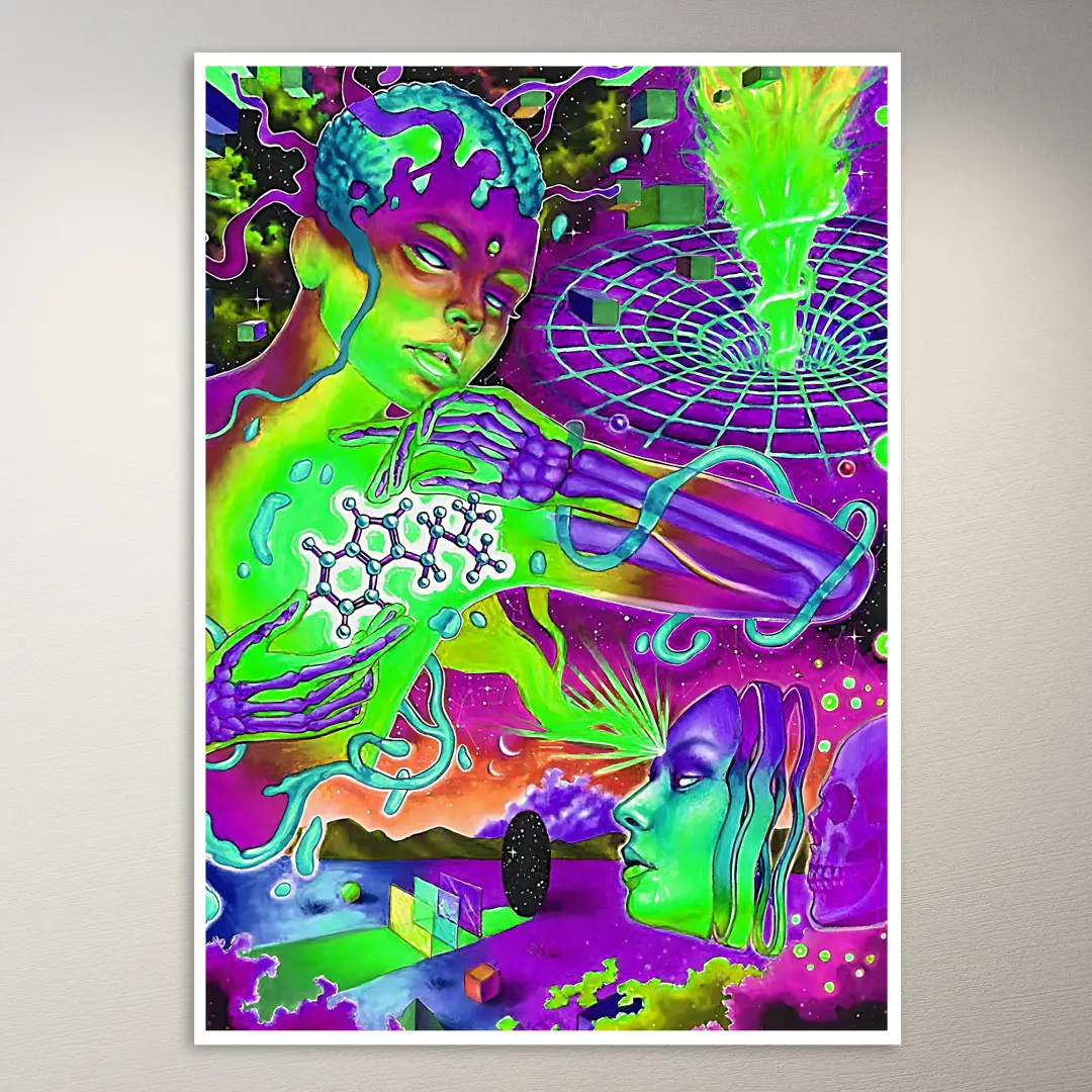 Trippy Kunst-Poster