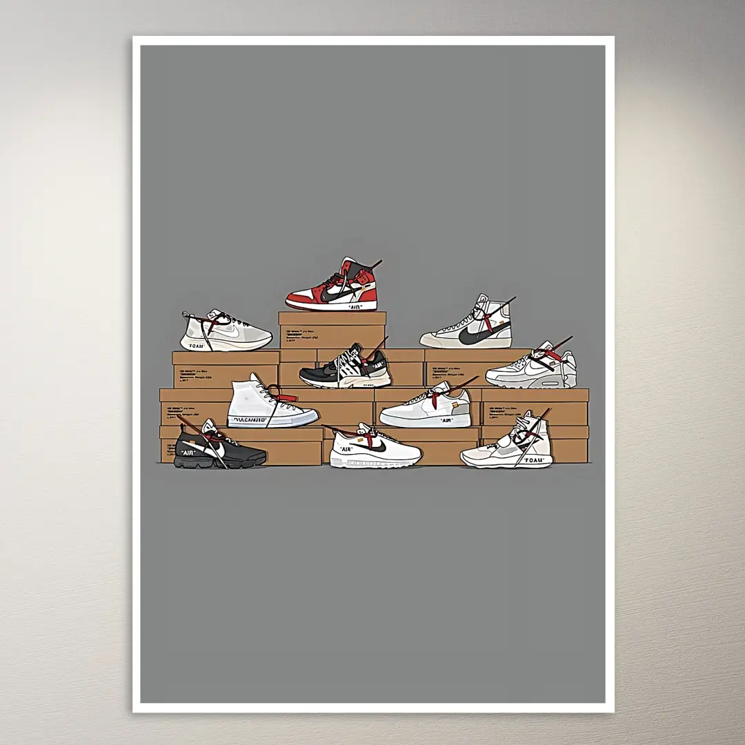 Póster de arte sneakerhead