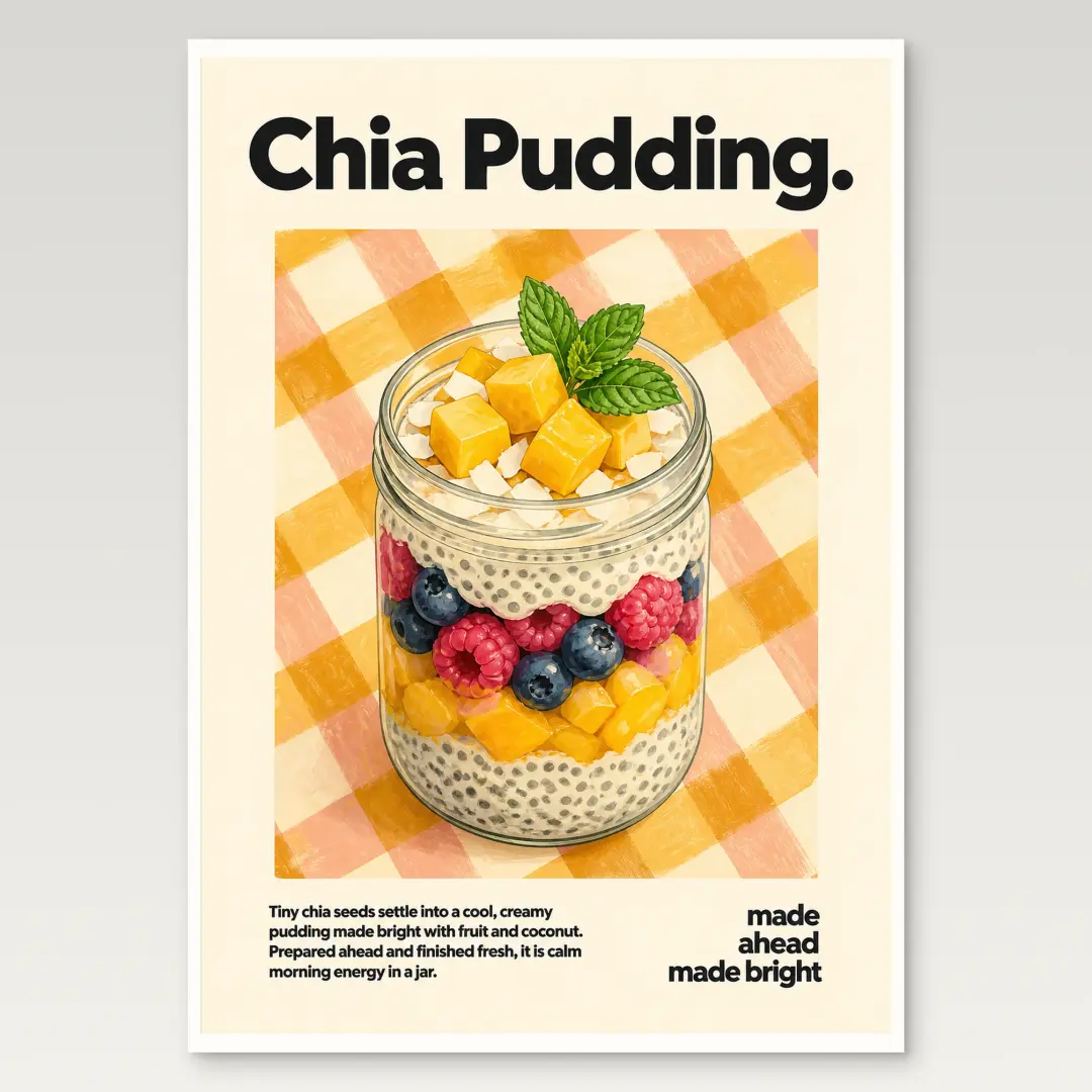 Chia Pudding Poster