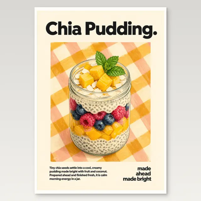 Chia Pudding Poster