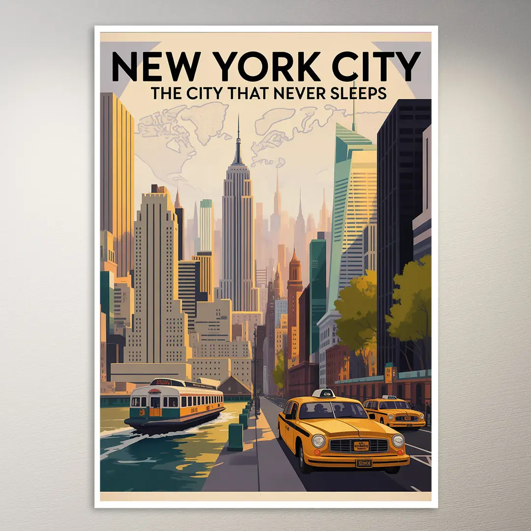 New York City Reiseposter