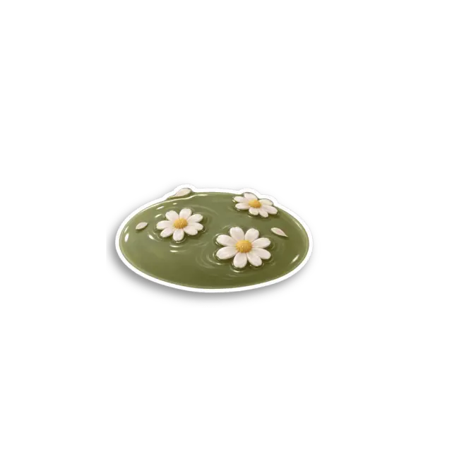 Gänseblümchen-Teich Sticker