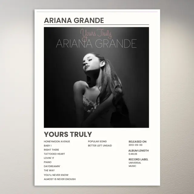 ملصق فني Ariana Grande