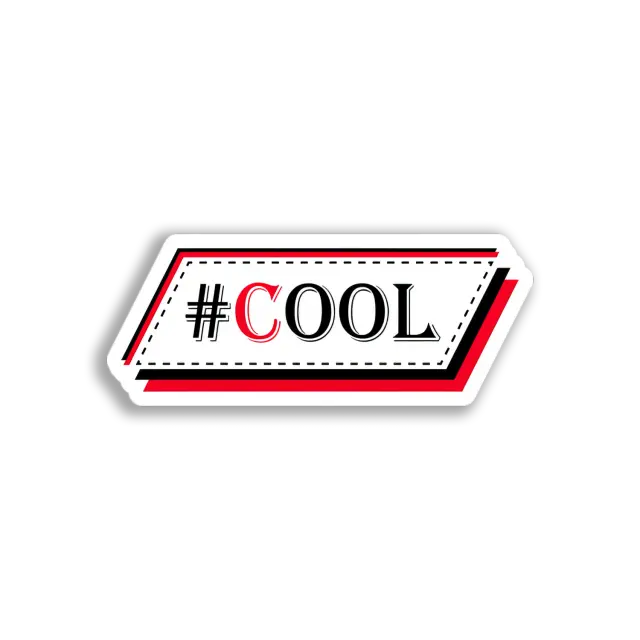 Hashtag Cool Sticker