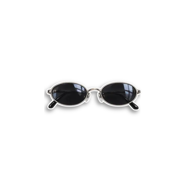Schwarze Sonnenbrille Sticker