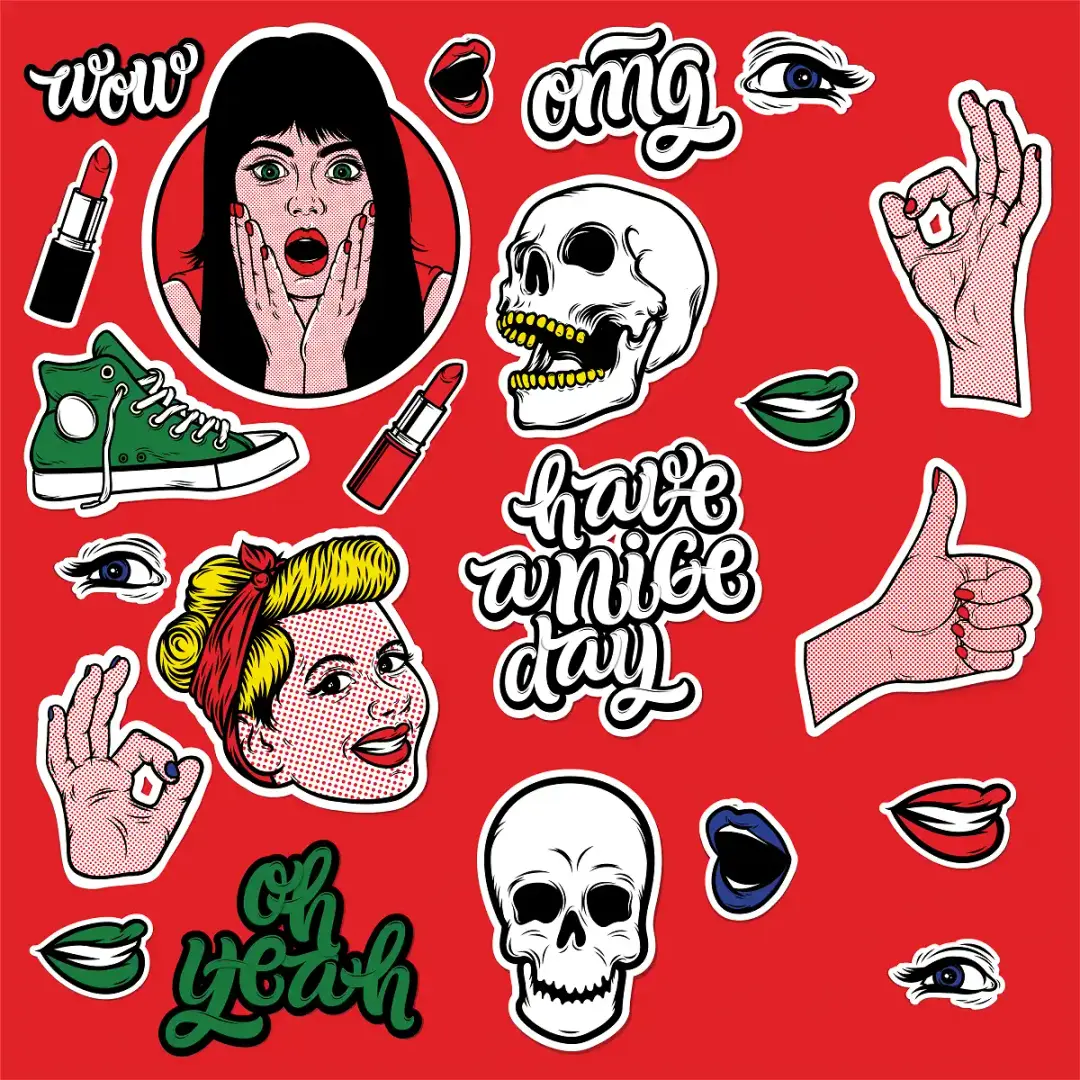 Pop-Art VSCO-Sticker