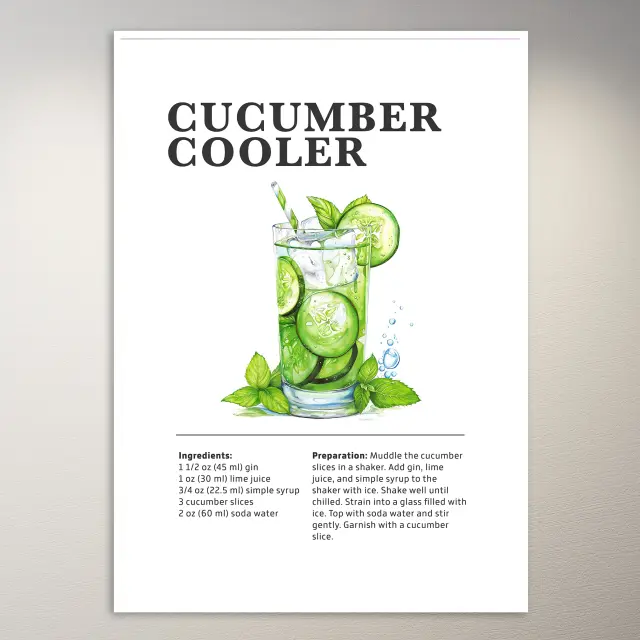 Cucumber Cooler Poster