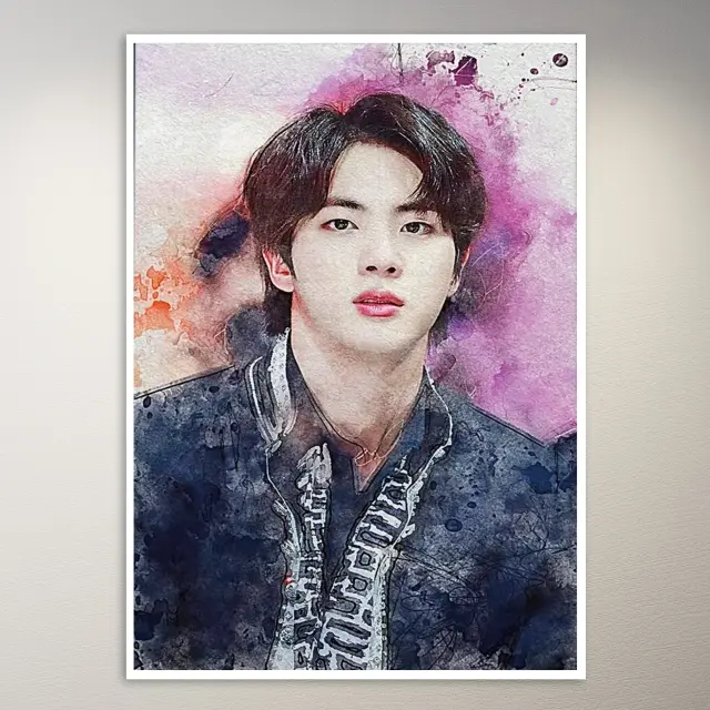 BTS Jin Aquarell-Poster | K-Pop-Poster | BTS-Poster