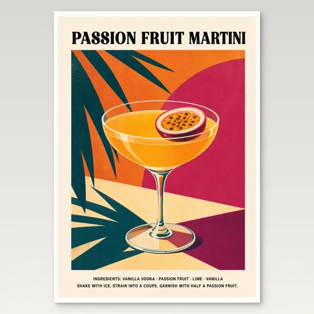Maracuja-Martini-Poster